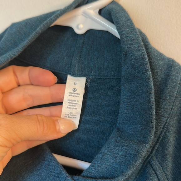 Lululemon Coast Wrap II Heathered Alberta Lake size 6 - Picture 5 of 10